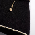 Gonna teddy con cintura Bimba Nero 5517/8 -  NANU' BABY