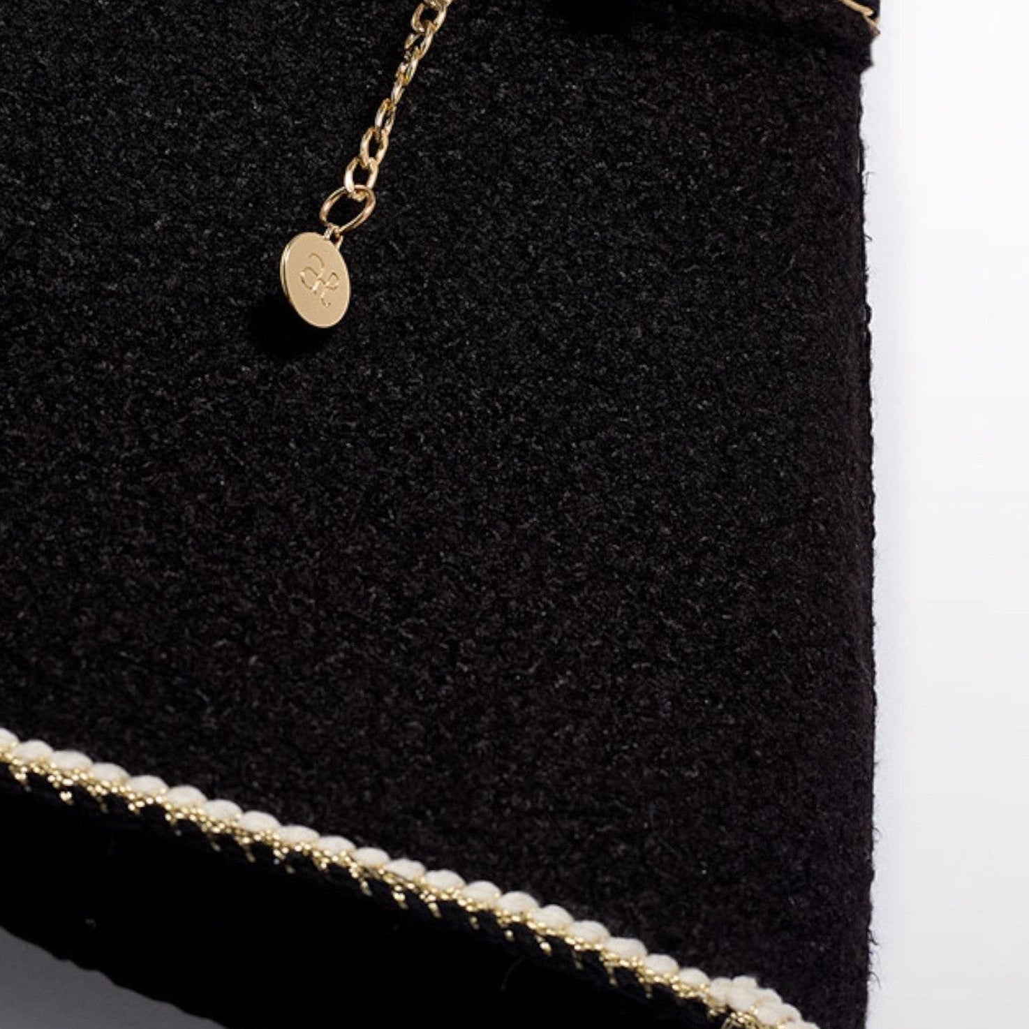 Gonna teddy con cintura Bimba Nero 5517/8 -  NANU' BABY