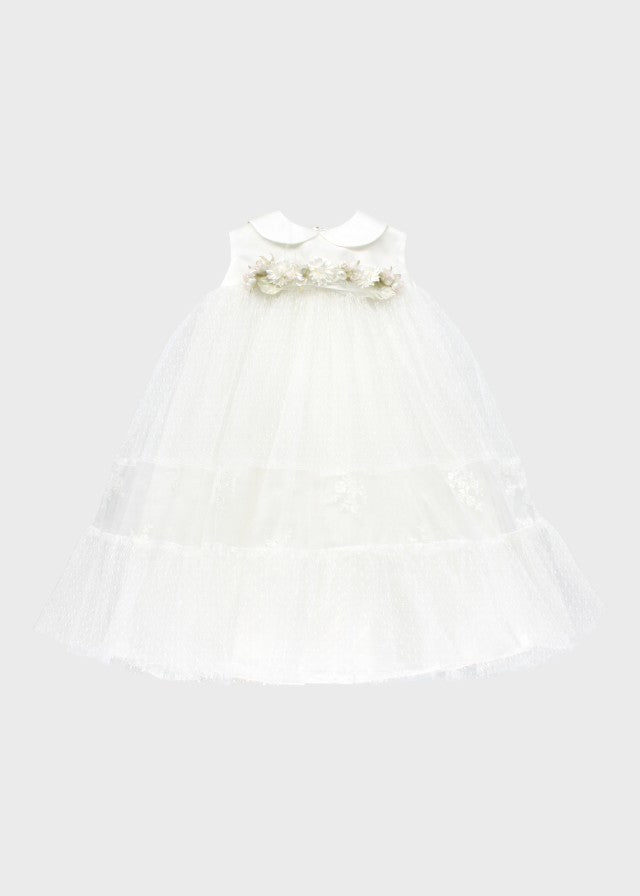 Lace Polka Dot Ceremony Dress FB099