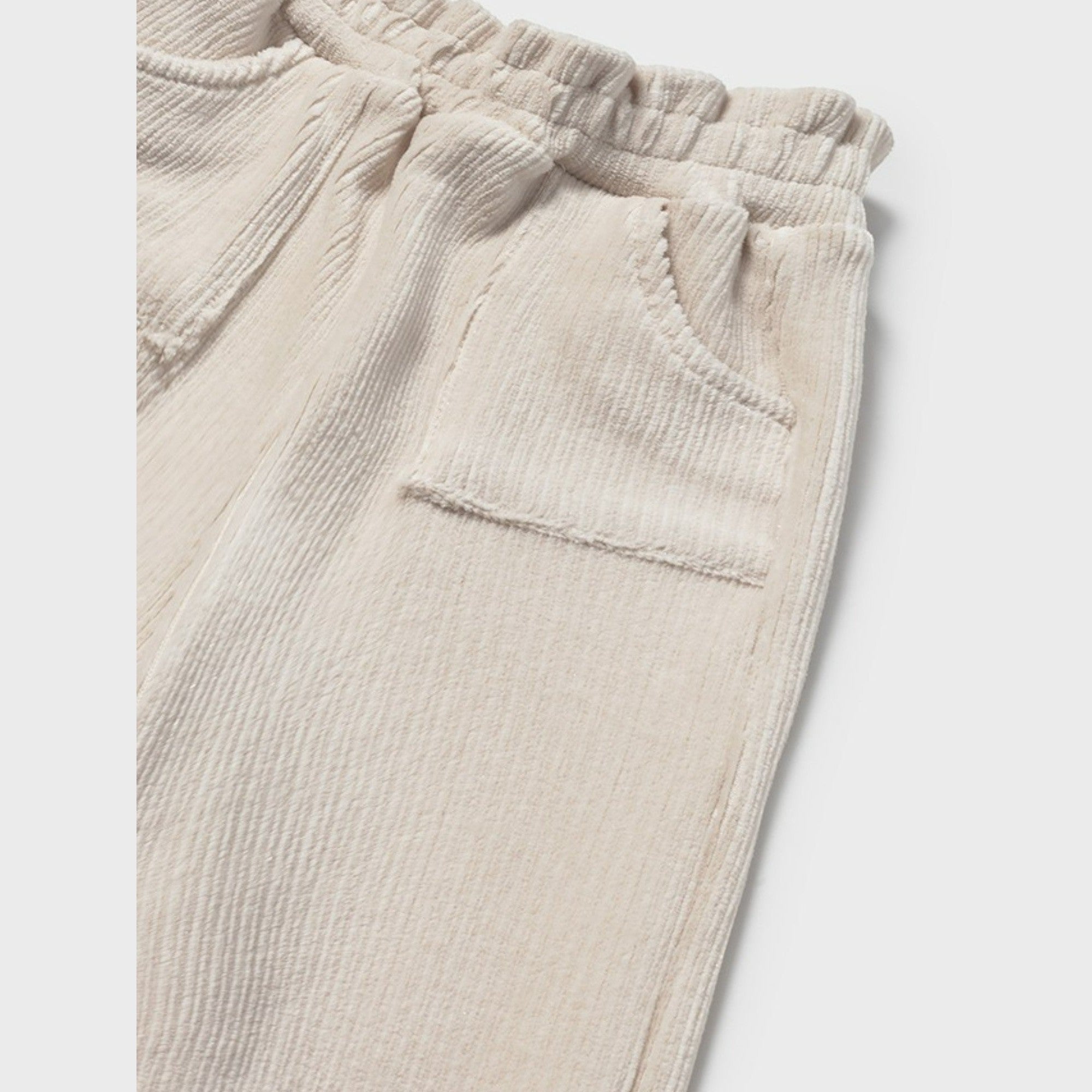 Pantalone lungo punto panno Bimba Avorio 2590/96 -  NANU' BABY