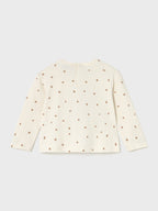 Printed long-sleeved T-shirt for girls CREAM 2077/83