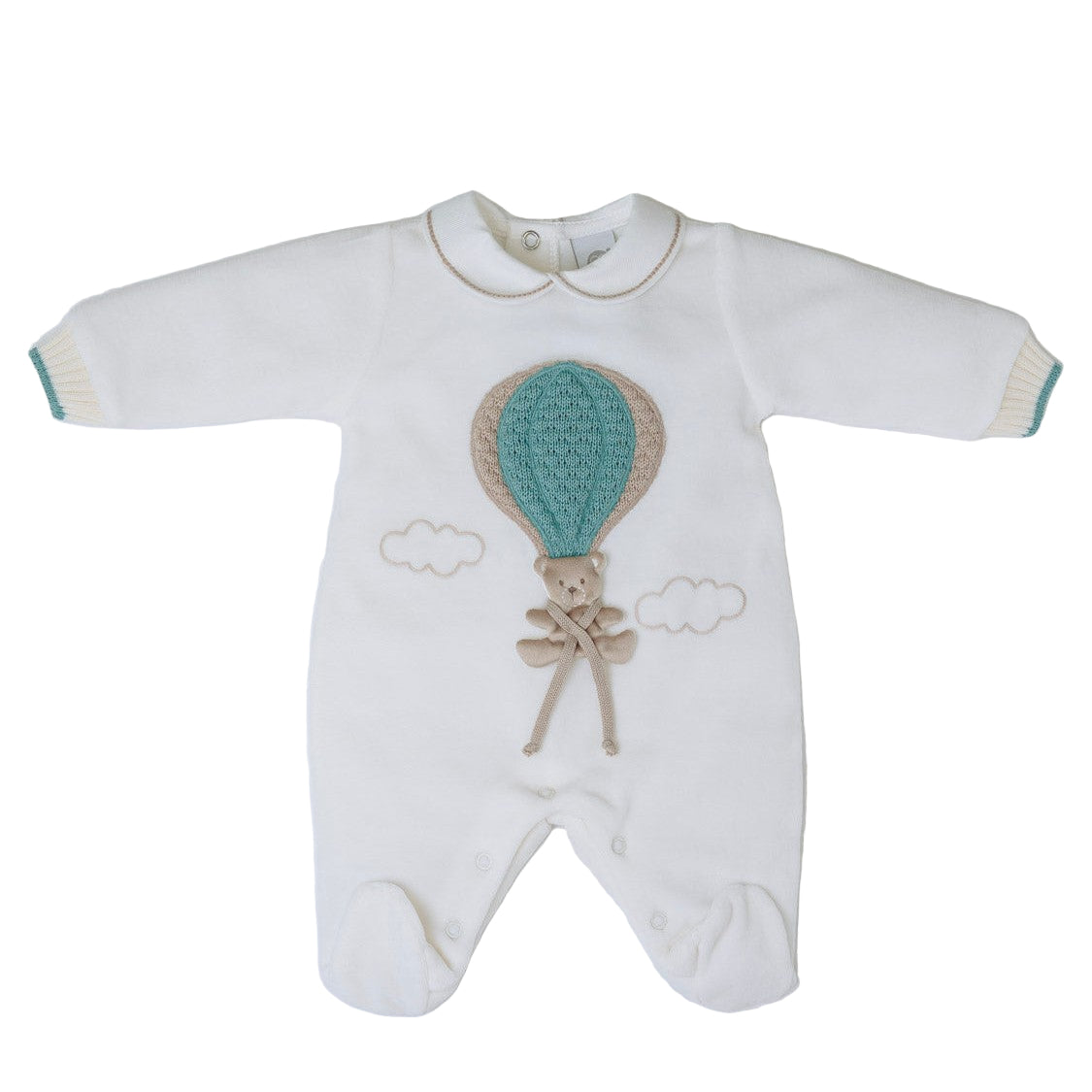 Tutina Mongolfiera Neonato VANIGLIA IN5714/V -  NANU' BABY