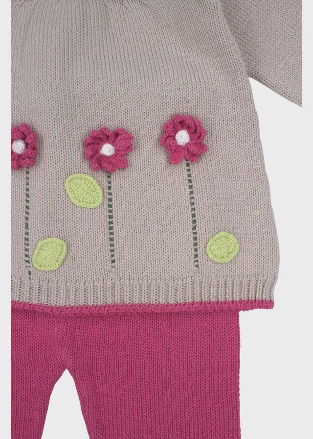 Dove Grey Daisies Birth Set ZULEYA/CN-T