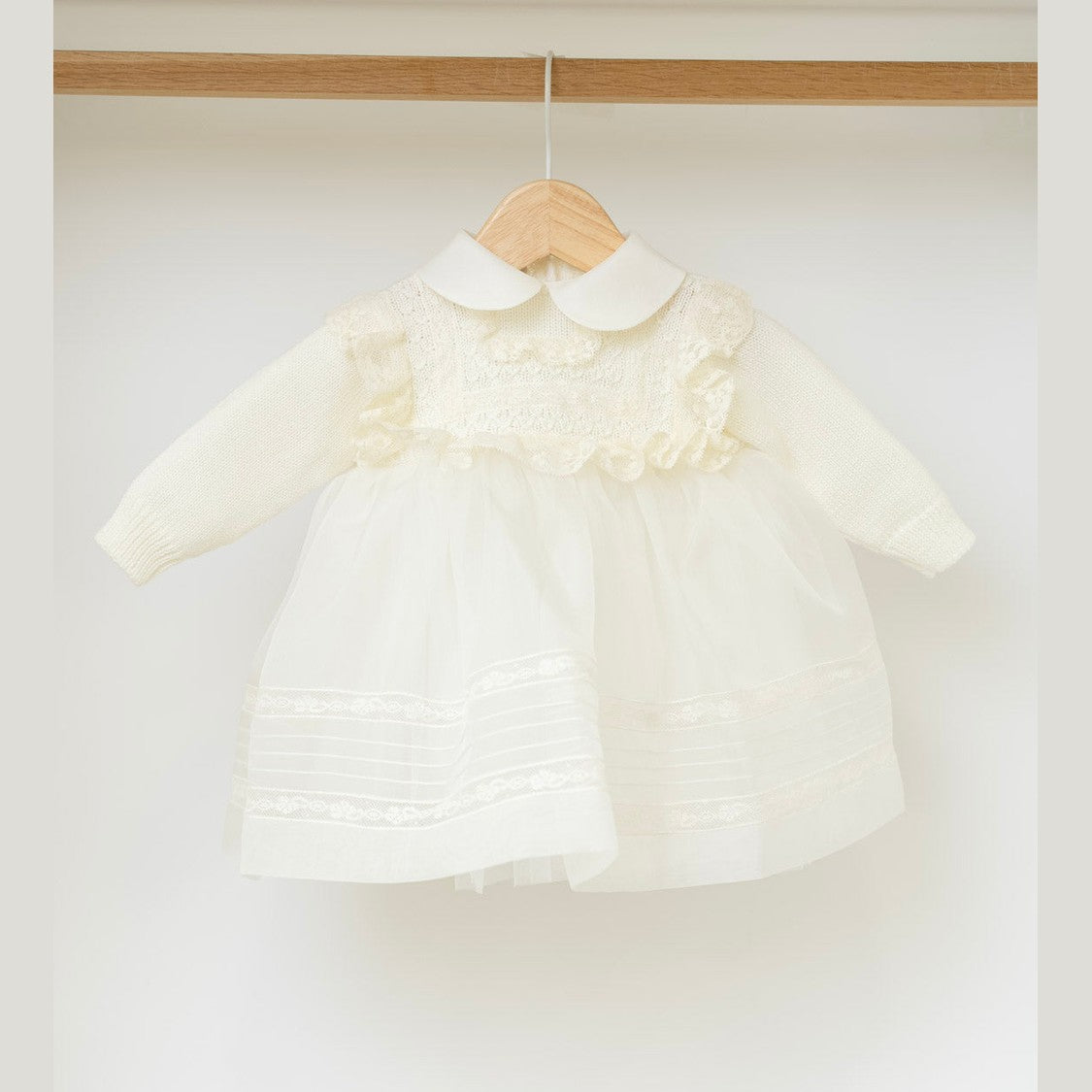 Abito Cerimonia Bimba AVORIO MARIANNA/VC -  NANU' BABY