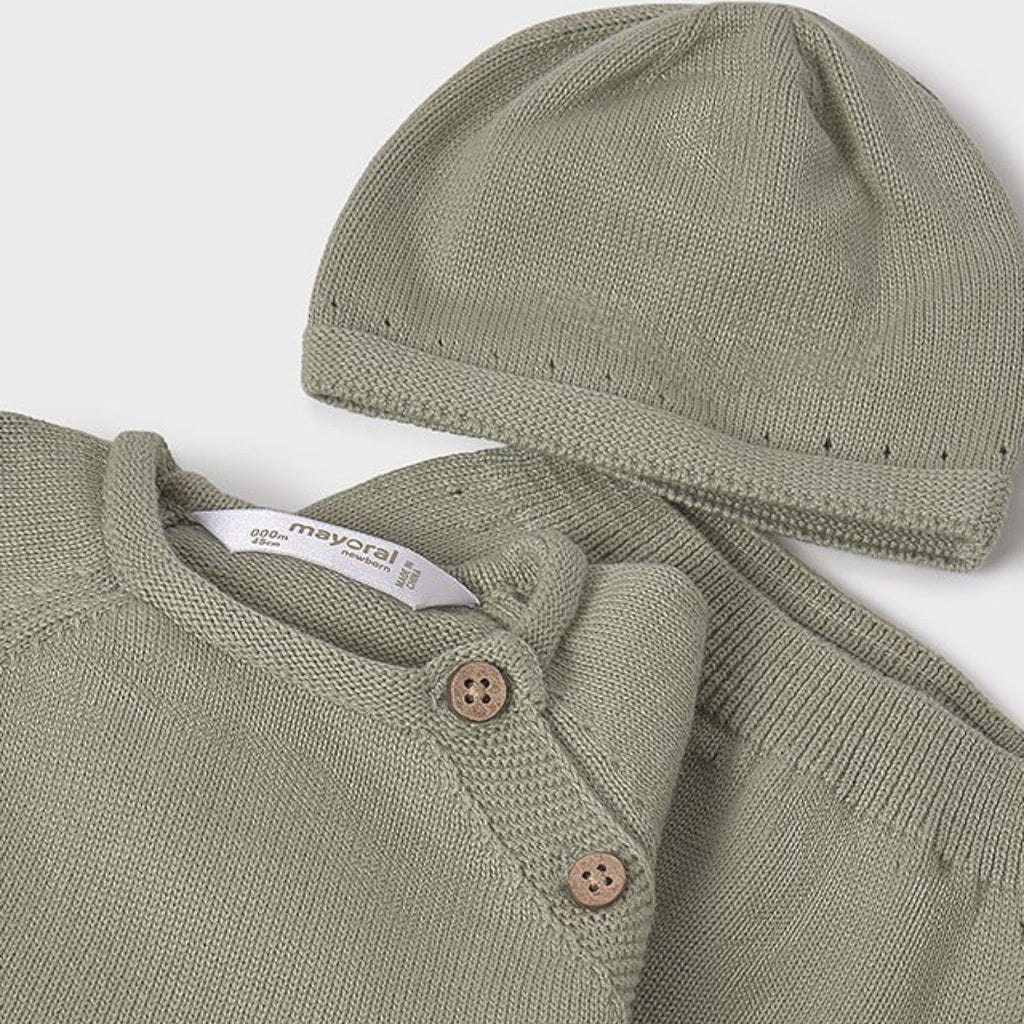 Newborn Baby Boy Outfit, Green, 9981/42