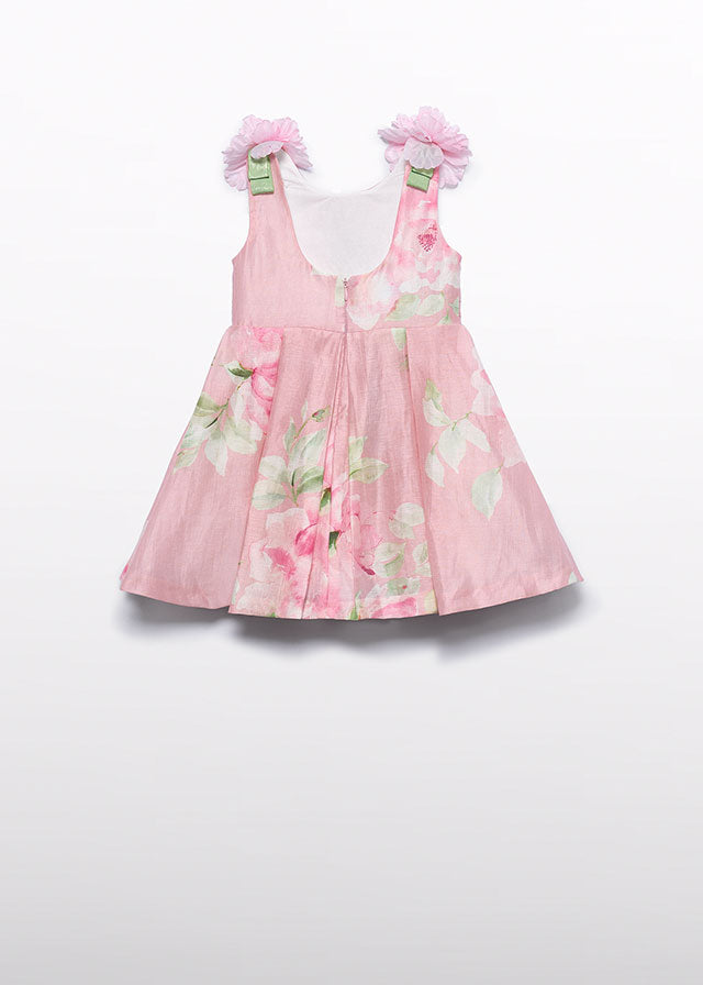 Pink Floral Print Dress 5033/6