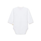 White Kimono Bodysuit with Pink Profile BG56BR