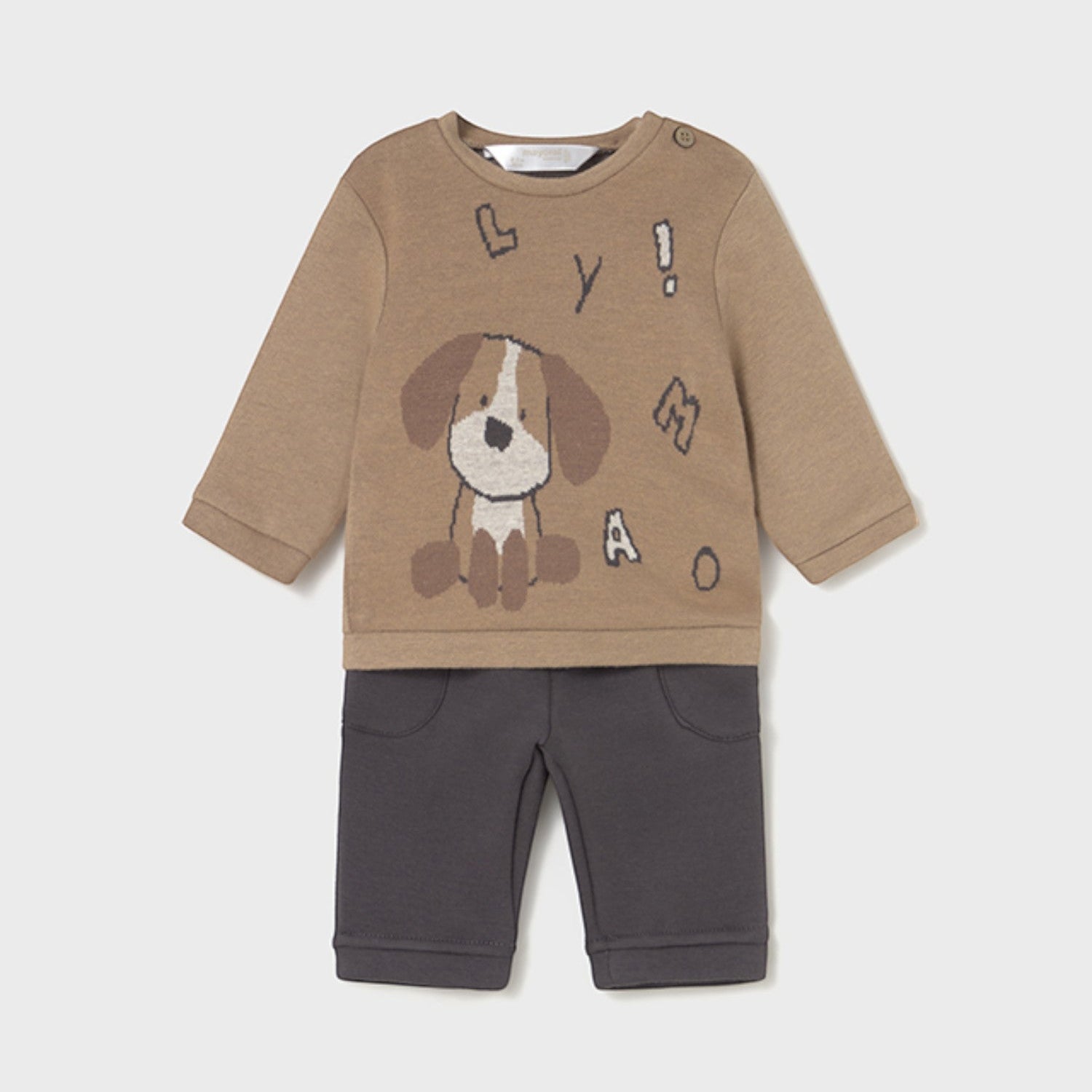Baby Boy's Suit, Beige 2583/78