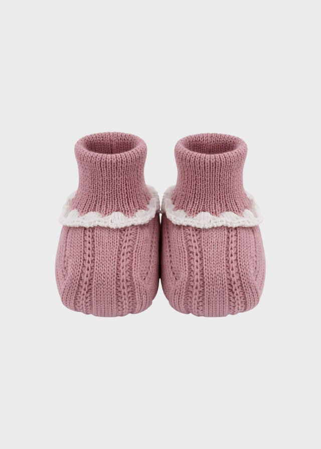 Pomegranate Bow Cotton Slippers EK16S