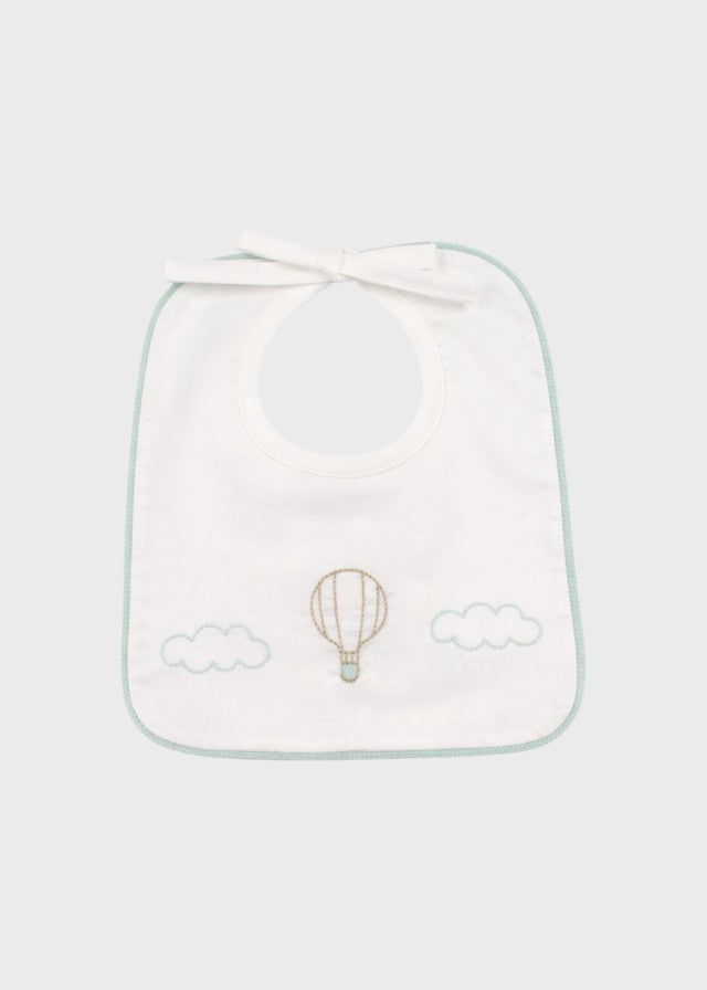 Green Hot Air Balloon Cotton Bib EK50BAVV