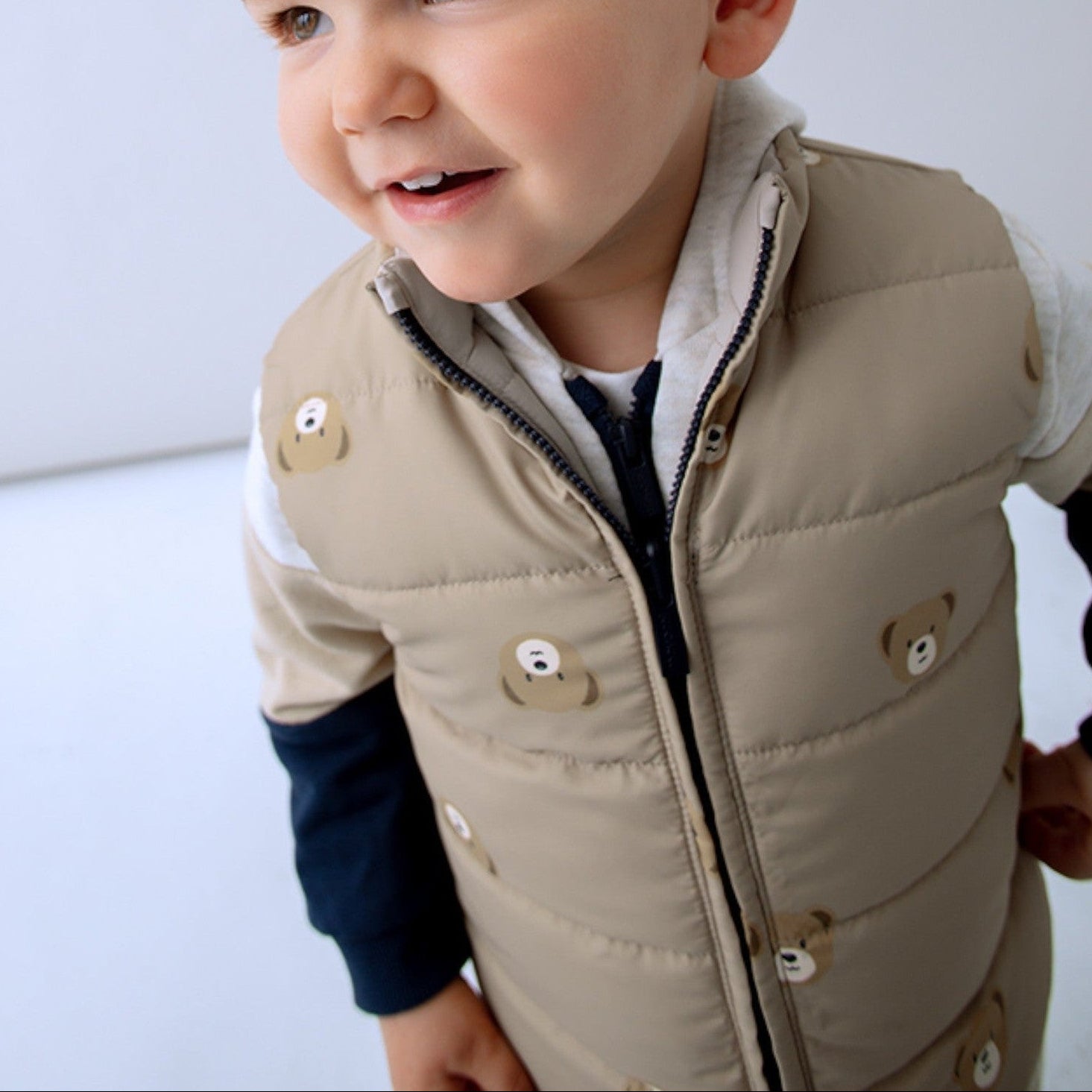 Gilet reversibile Bimbo Blu 2348/27 -  NANU' BABY