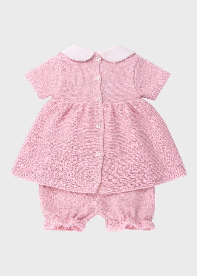 Completo Corto Cotone Farfalle Rosa 483