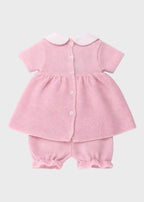 Completo Corto Cotone Farfalle Rosa 483