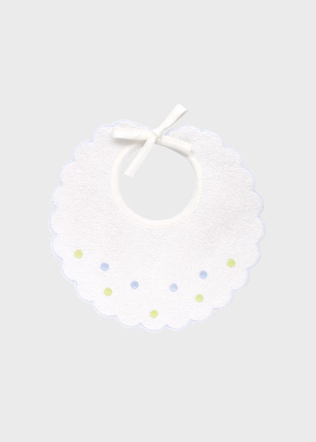 Scalloped Edge Cotton Bib EK56BAV