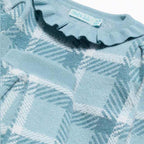 Compl. gonna tricot quadri Bimba Verde 5516/9 -  NANU' BABY