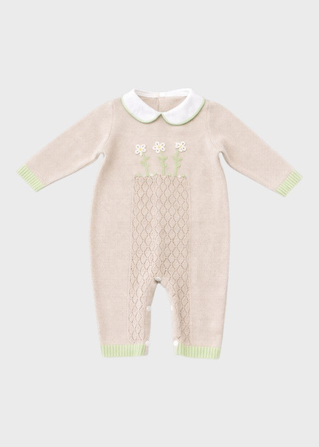 Cotton Romper with Dove Grey Feet 7566/T