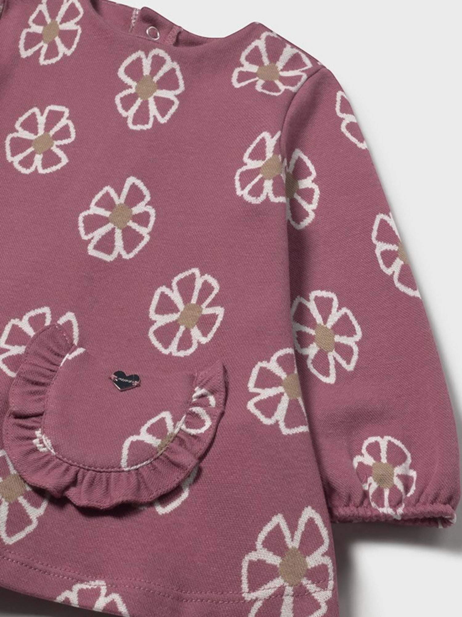 Jacquard knit dress, Pink, Girl, 2918/49