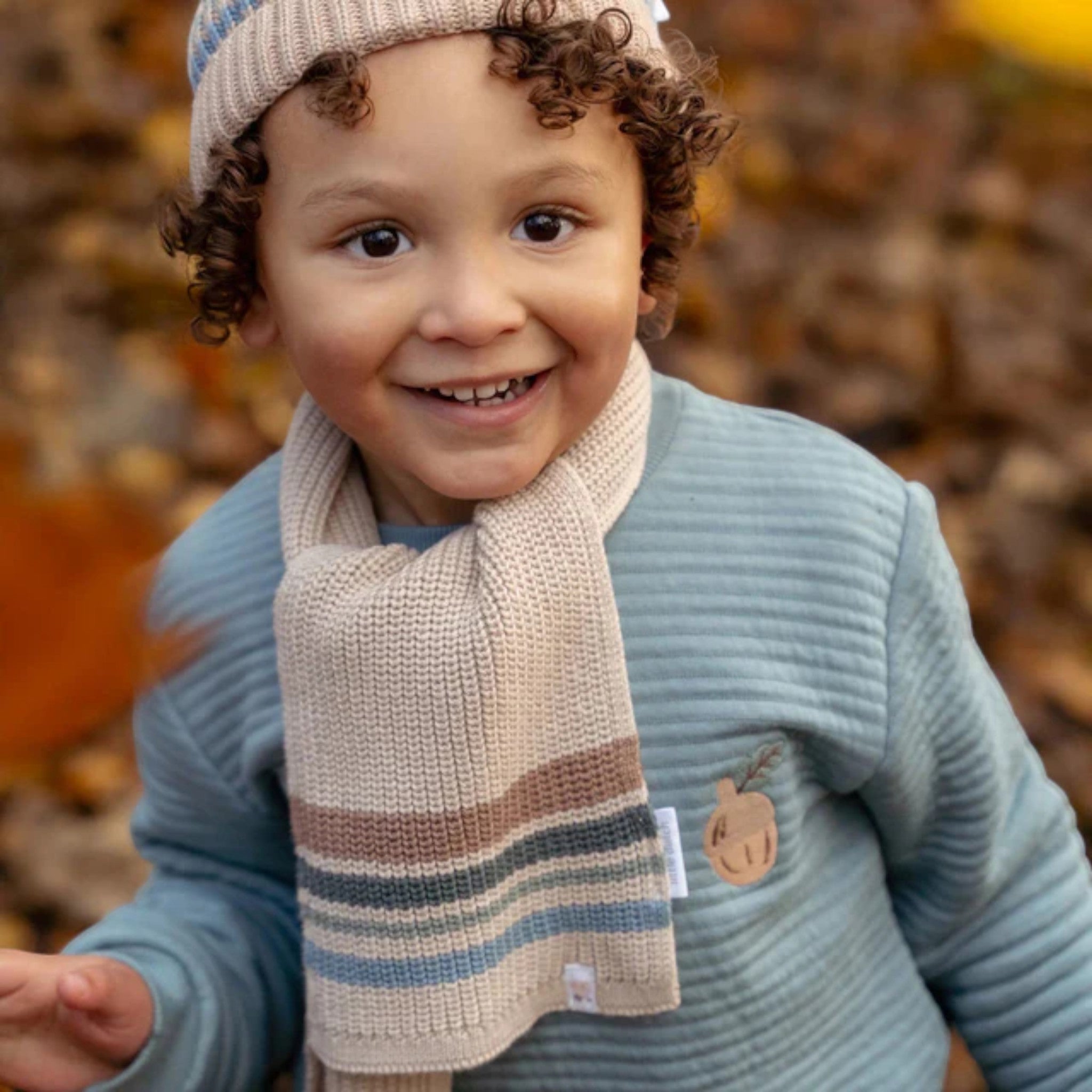 Sciarpa - Marrone - amici della Foresta  Avorio CL25099021