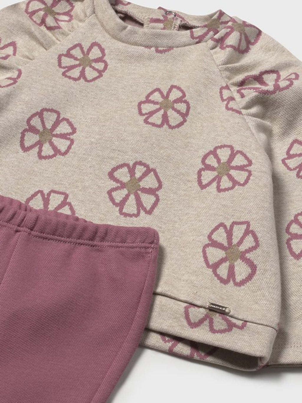 Pink Girls' Leggings and Pullover Set 2742/49