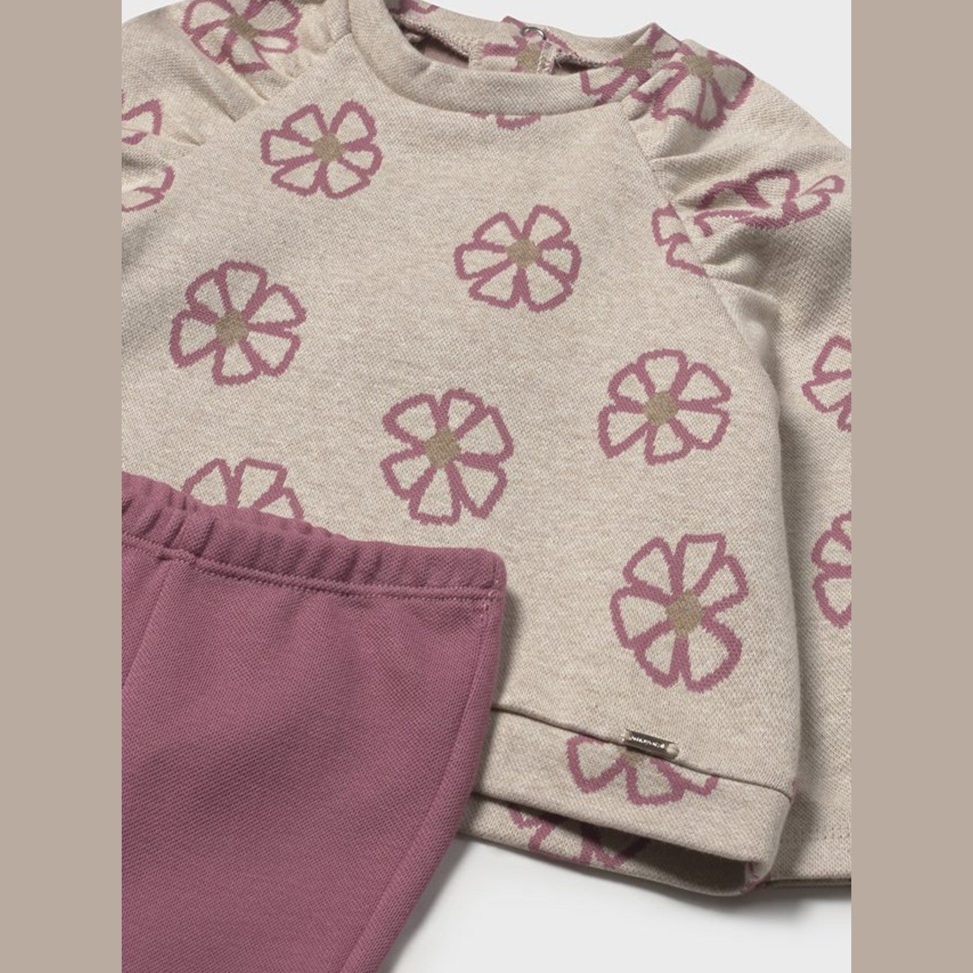 Completo leggings pullover Bimba Rosa 2742/49 -  NANU' BABY