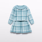 Compl. gonna tricot quadri Bimba Verde 5516/9 -  NANU' BABY