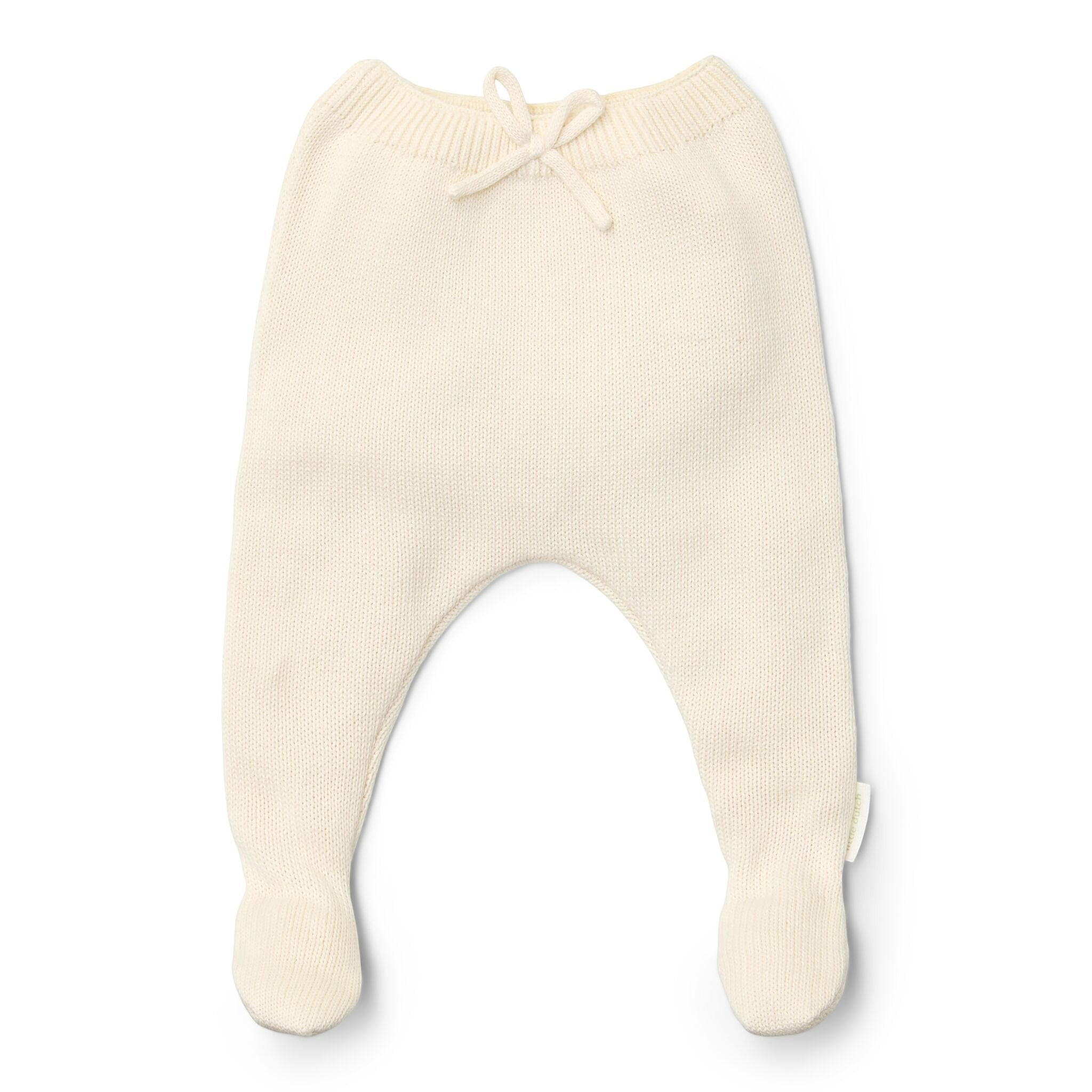 White Knit Baby Pants CL25293025