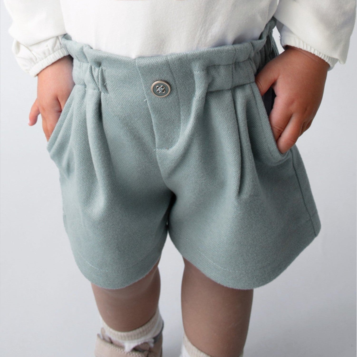 Bermuda punto twill Bimba CIELO 2261/15 -  NANU' BABY