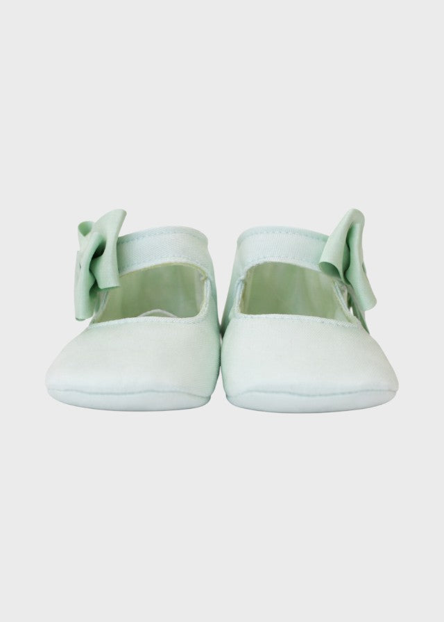 Green Taffeta Satin Ballerina SF4116/T098/V