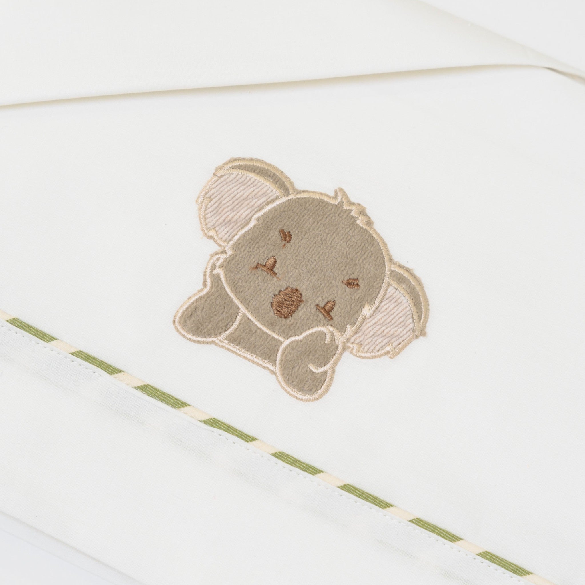 Lenzuolino Neonato Cotone Bianco SARTORIA DEI PICCOLI (cod. LL1113)