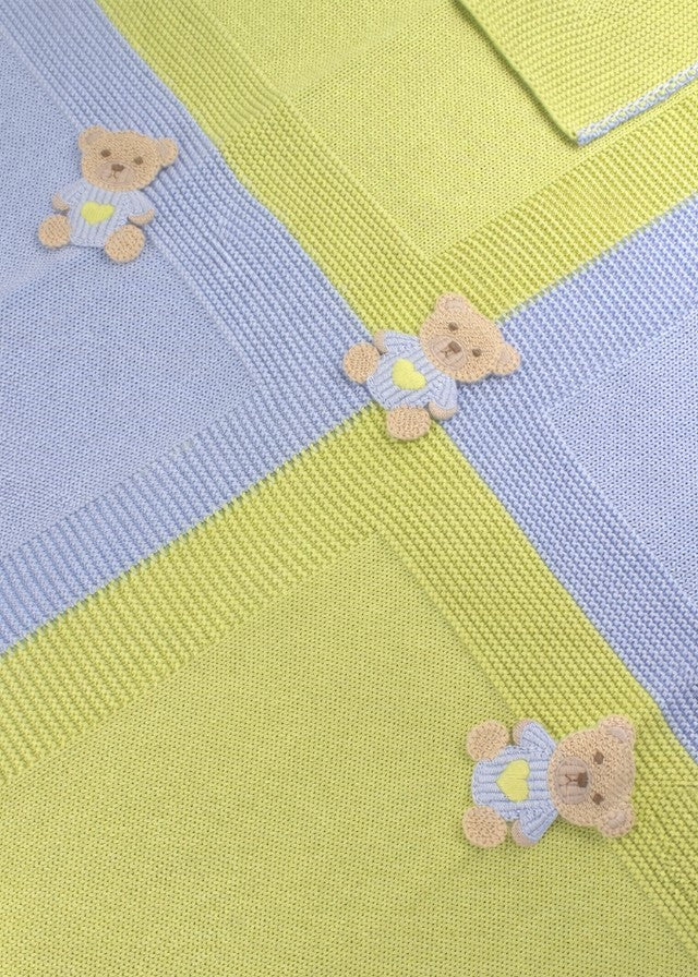 Embroidered Teddy Blanket Sky EK6080/C