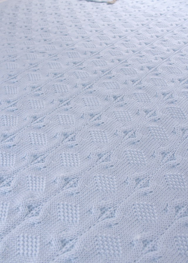 Coperta Tramatura Trecce Cielo EK6780/C