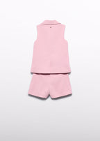 Pink Bermuda Waistcoat Set 5287/40