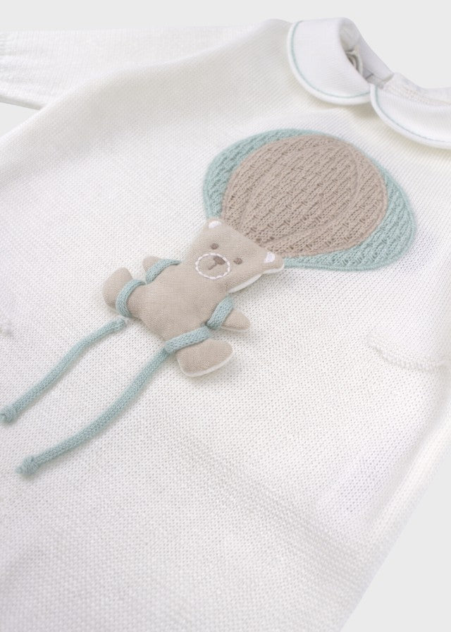 Green Hot Air Balloon Cotton Onesie EK5010V