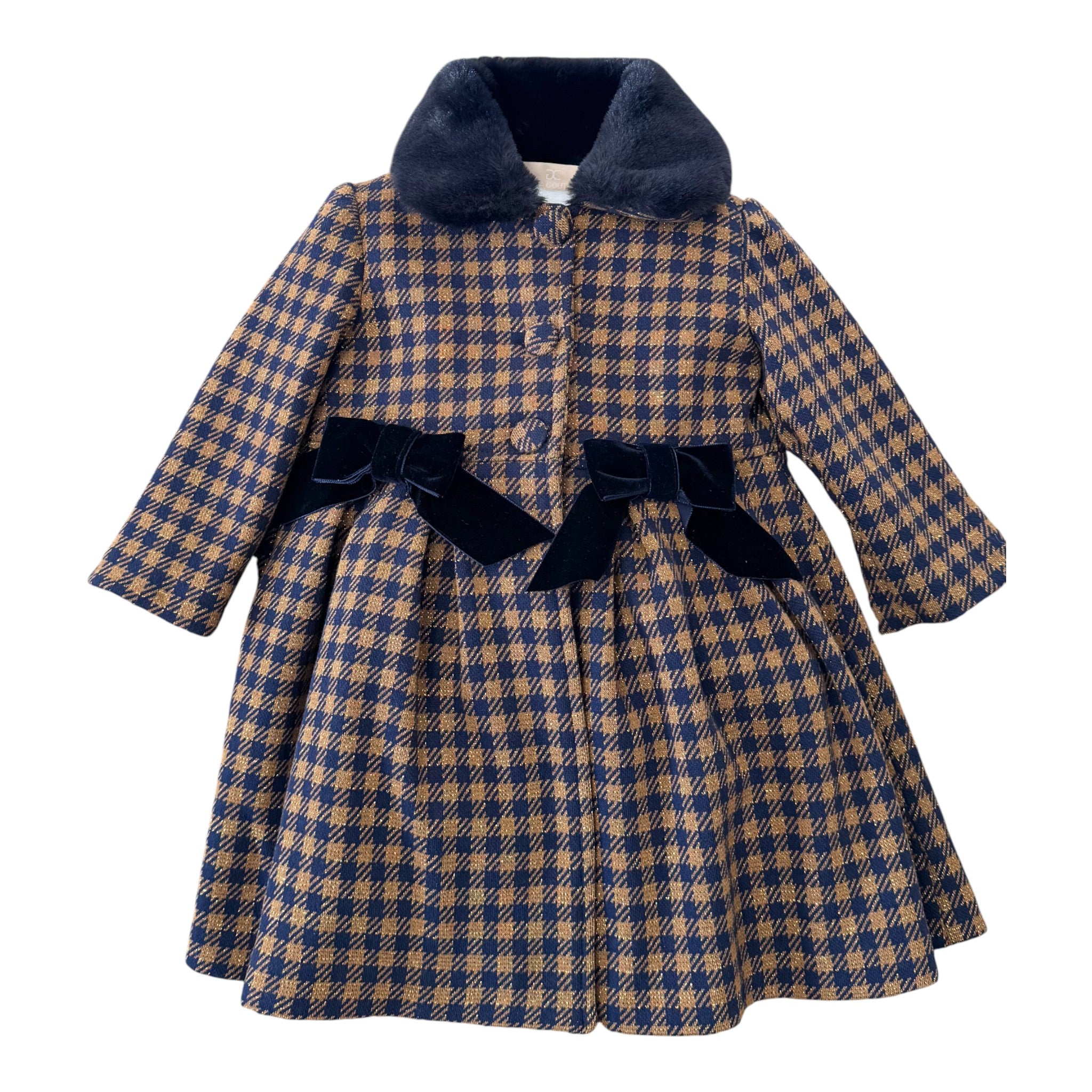 Cappotto Bimba Blu GG41I