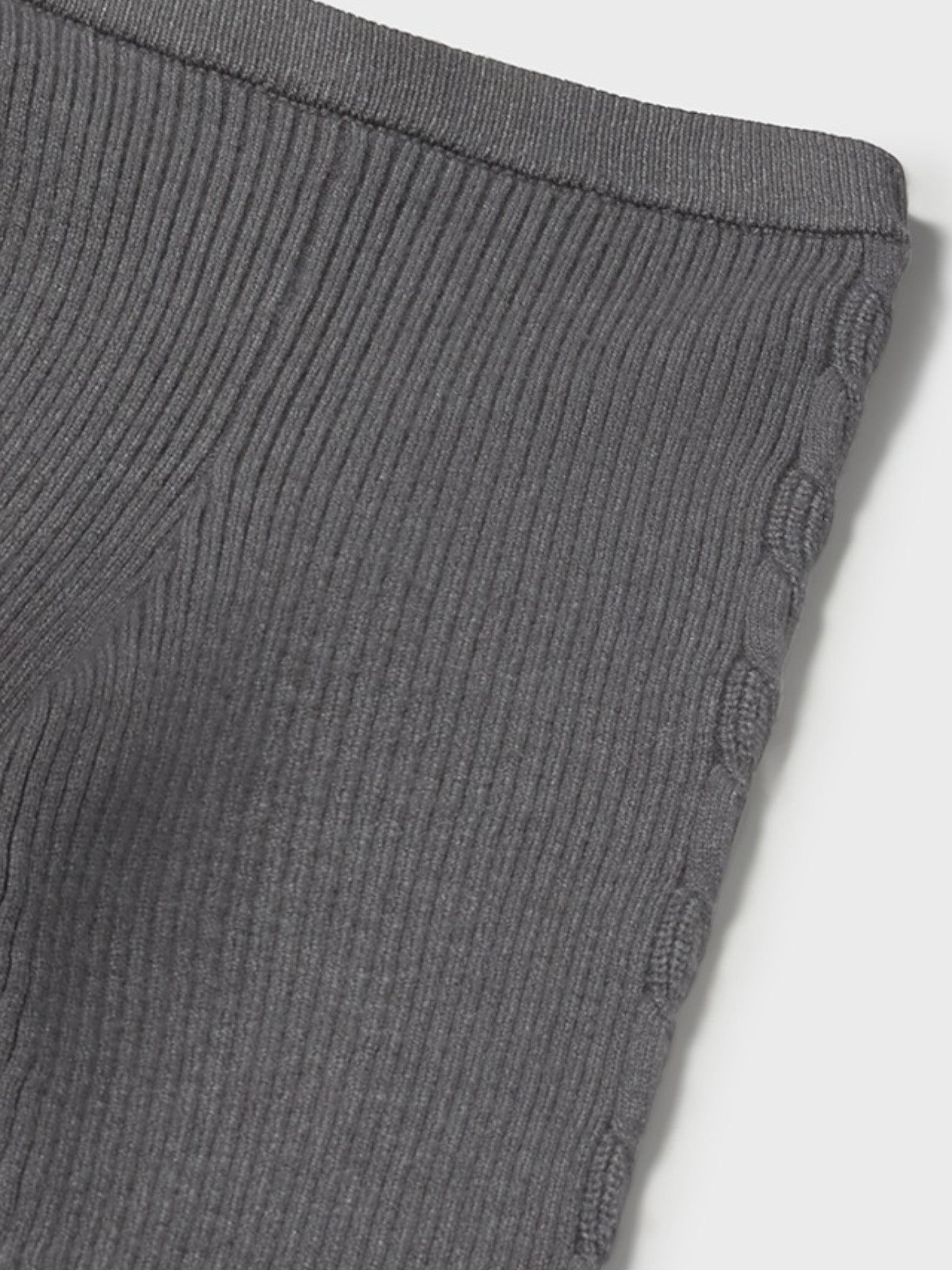 Baby Girl's Knit Leggings, Grey, 10015/60