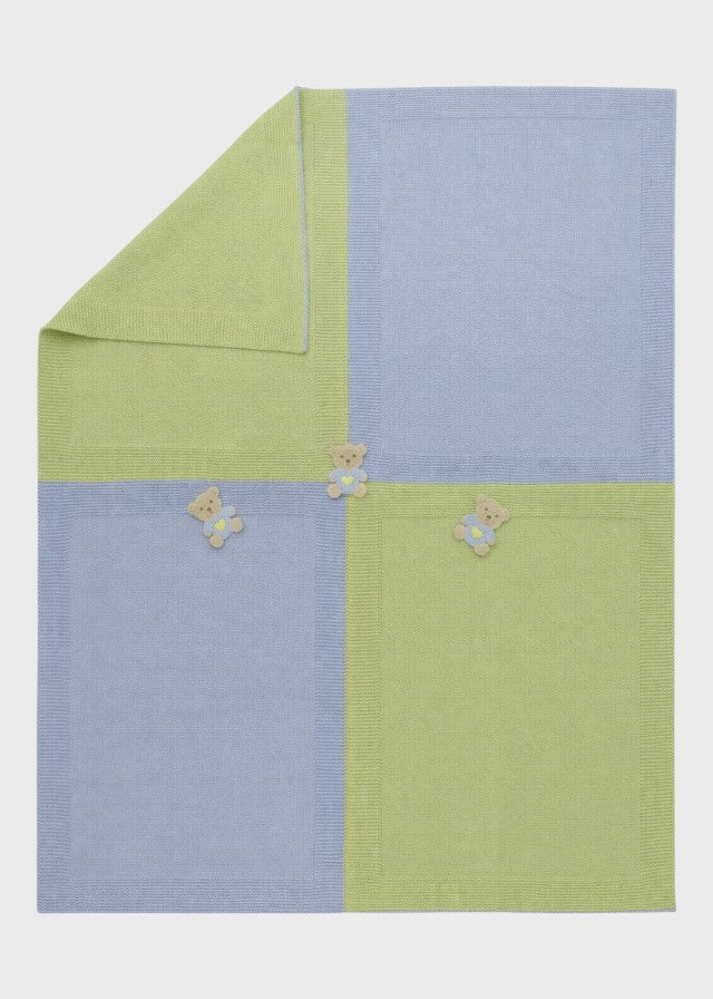 Embroidered Teddy Blanket Sky EK6080/C