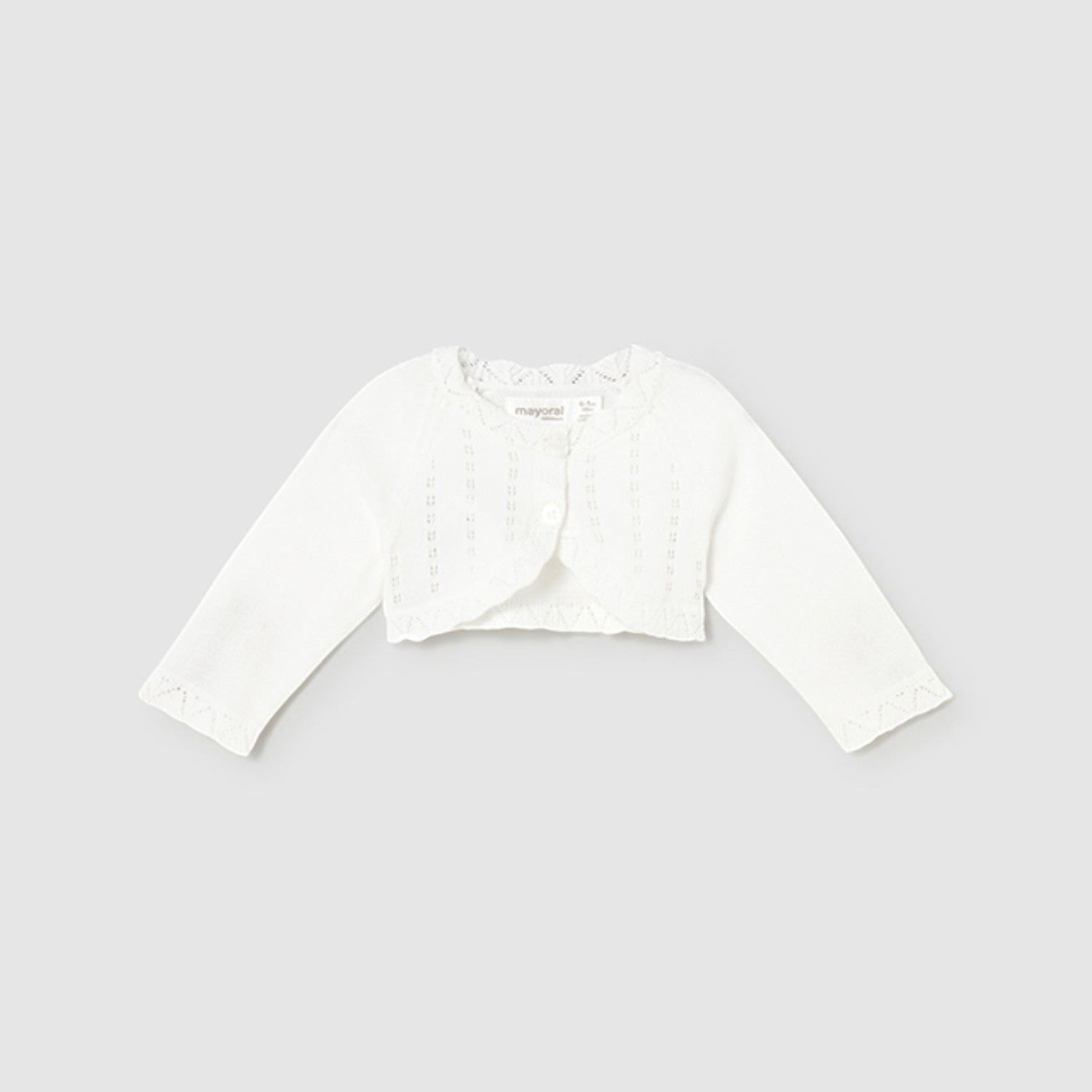Cardigan Bimba Ecru Corto Mayoral 307/77 - NANÙ BABY -  NANU' BABY