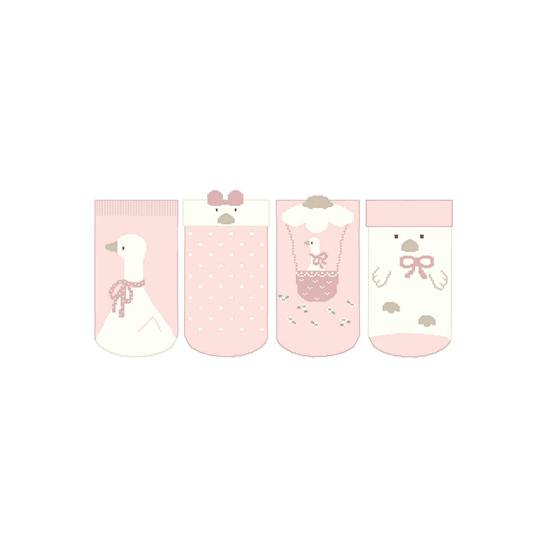 Set of 4 PINK socks 2G-9762/RB