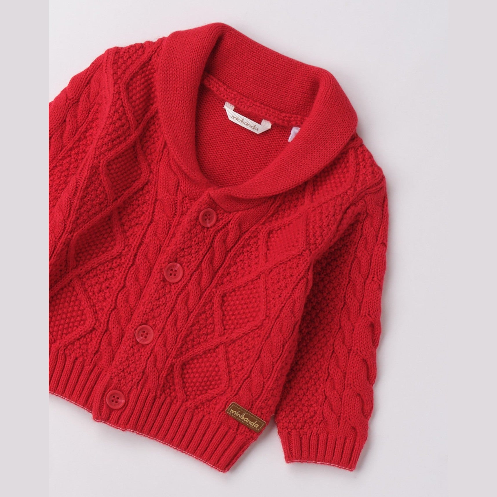 Cardigan Scaldacuore Bimbo Rosso 3F657/2253 -  NANU' BABY