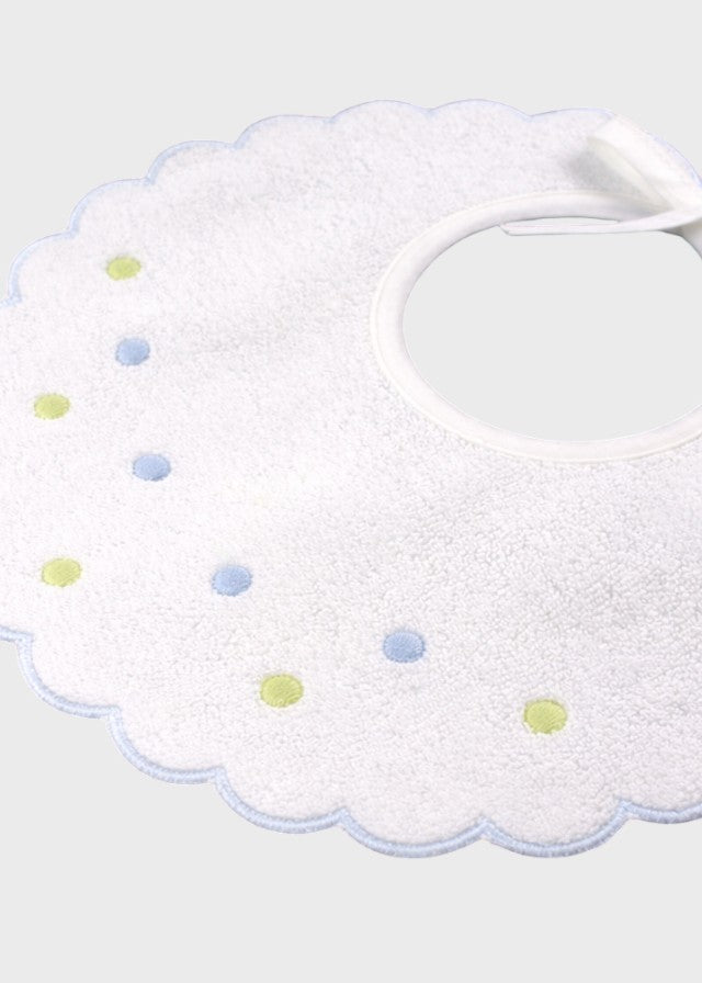 Scalloped Edge Cotton Bib EK56BAV