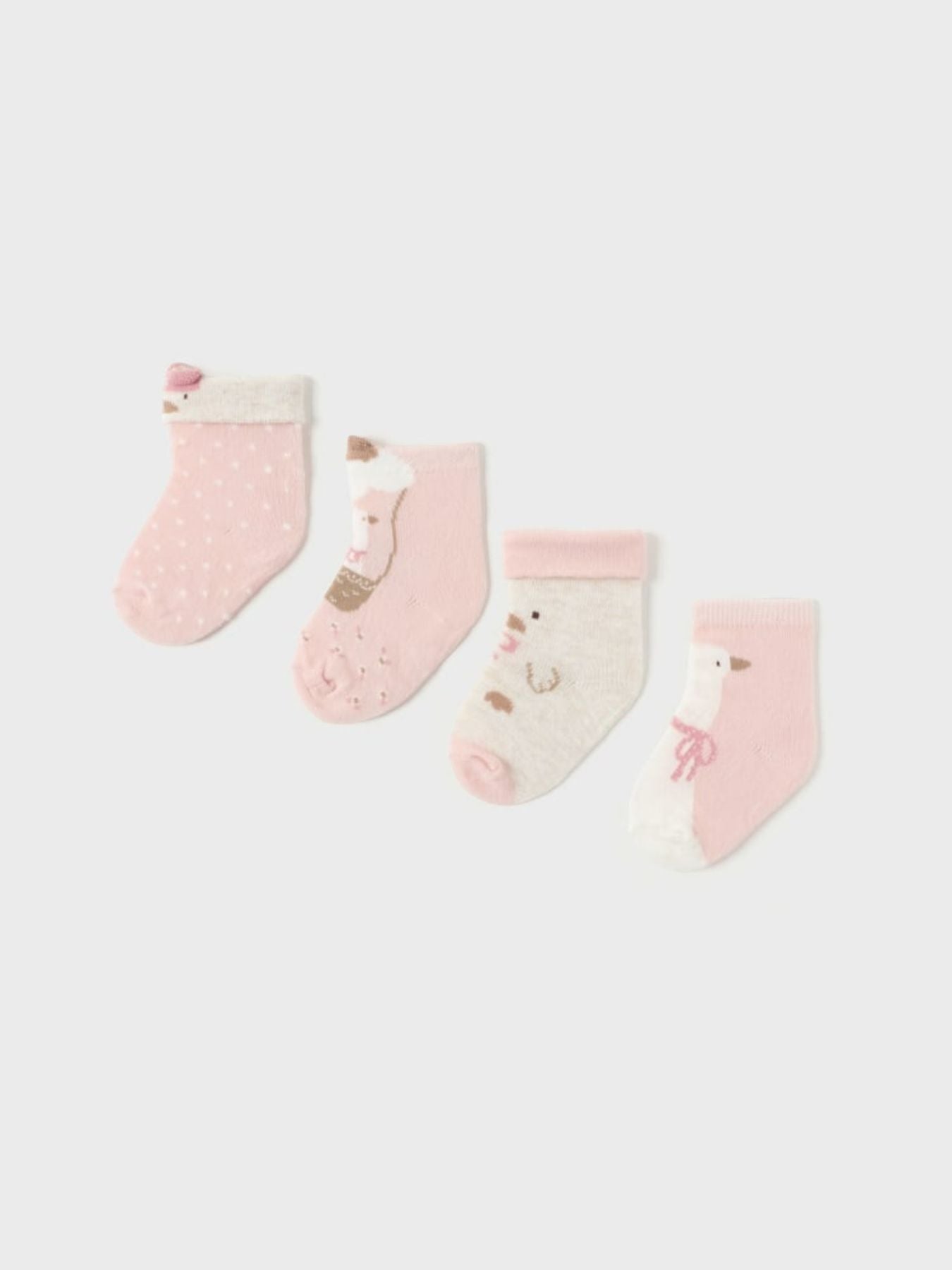 Set of 4 PINK socks 2G-9762/RB