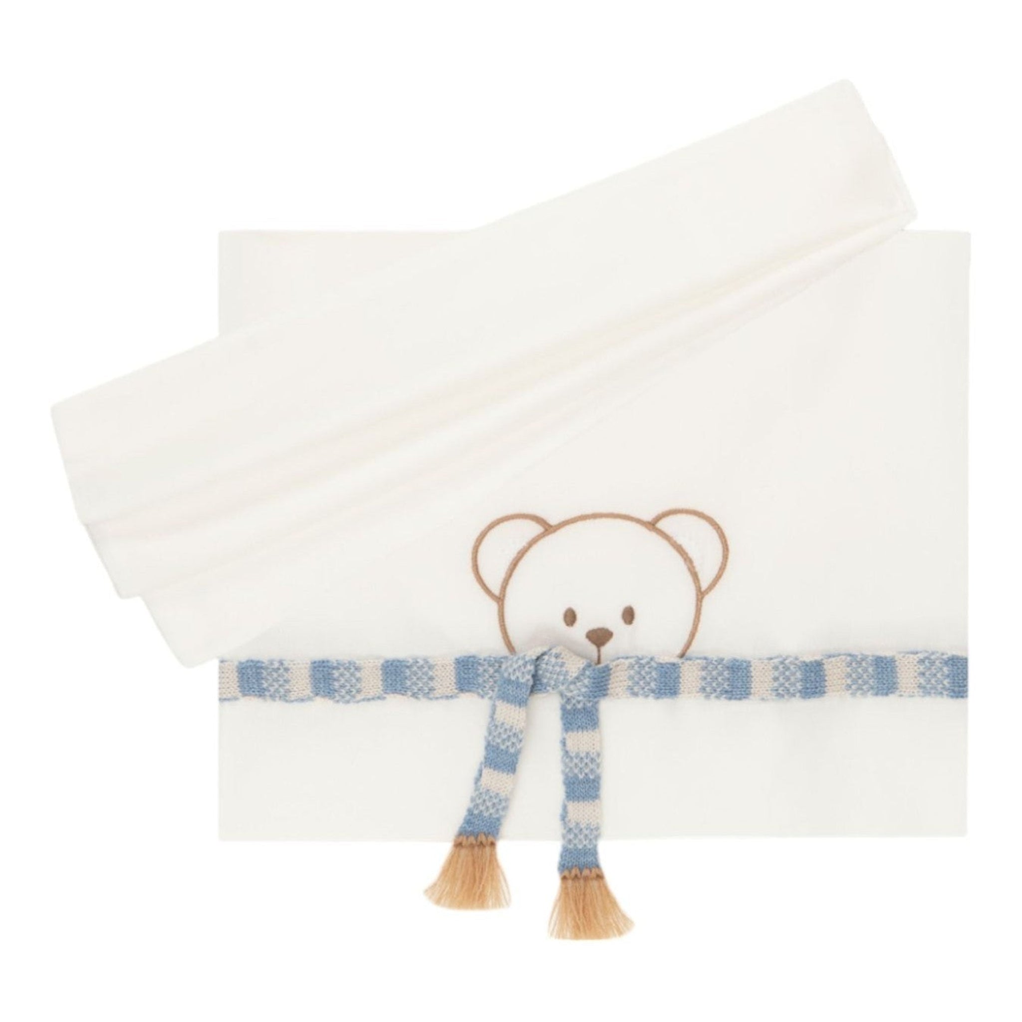 Lenzuolino Teddy Neonato VANIGLIA IB50LE -  NANU' BABY