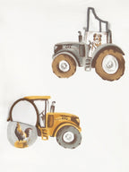 "Play" tractor long-sleeved shirt for boys, CREAM 2069/39