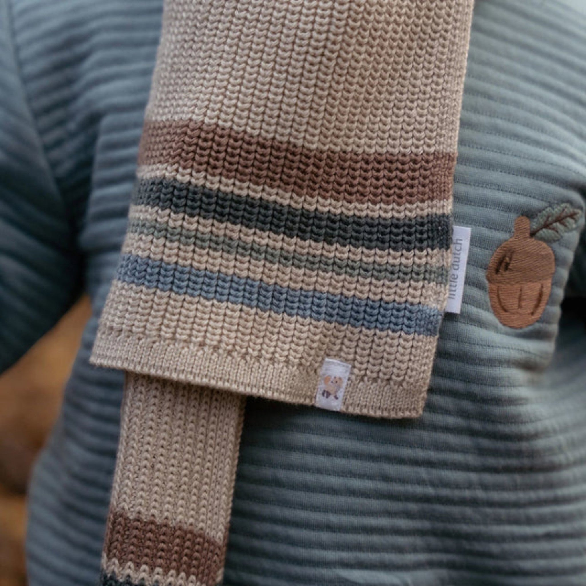 Sciarpa - Marrone - amici della Foresta  Avorio CL25099021