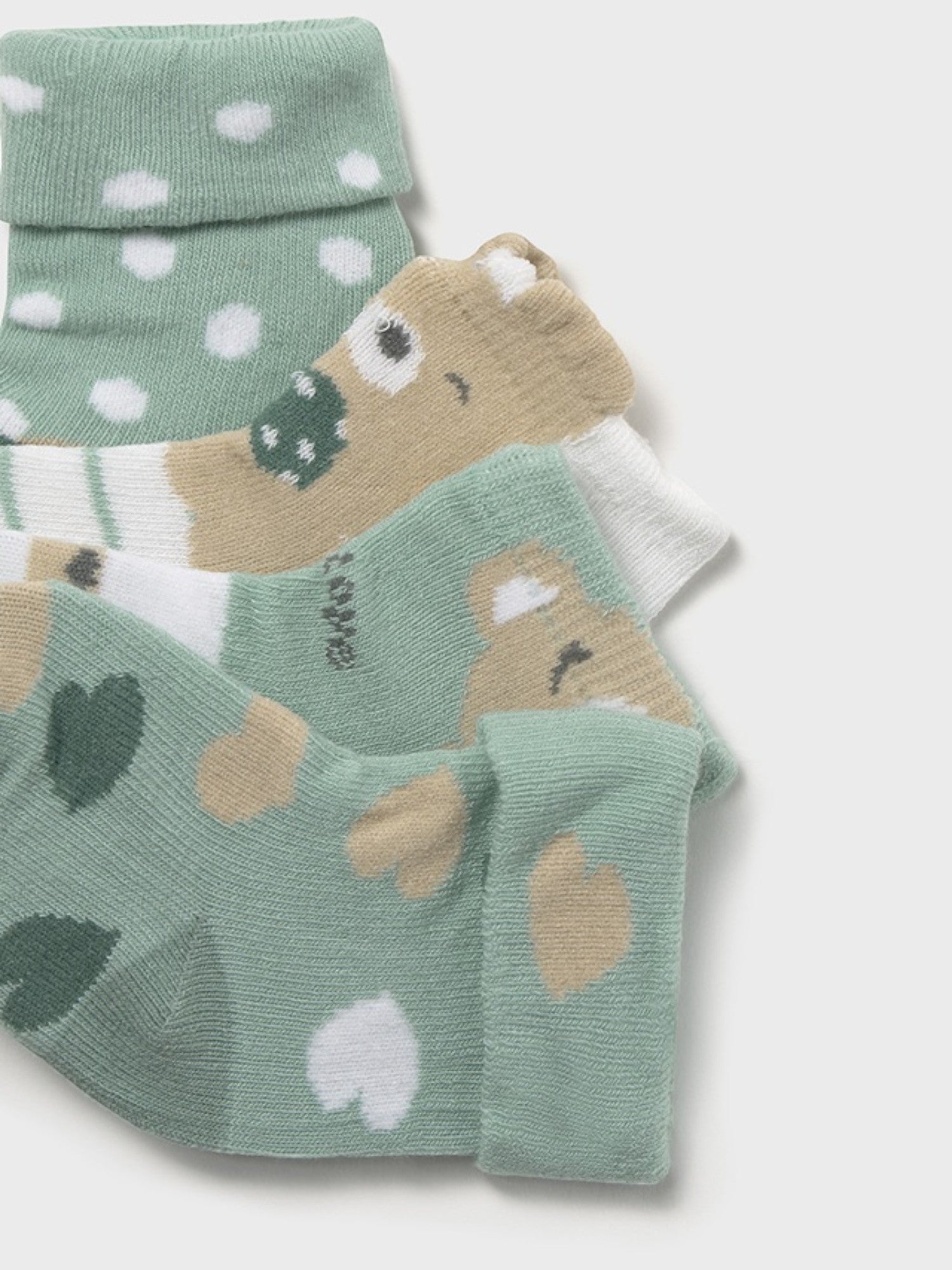 Set 4 calze  VERDE 9867 /V -  NANU' BABY