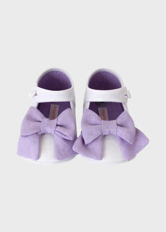 Ballerina Linen Bow Lilac SF4147/T268/L