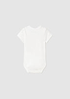 White Short Sleeve Bodysuit 1703