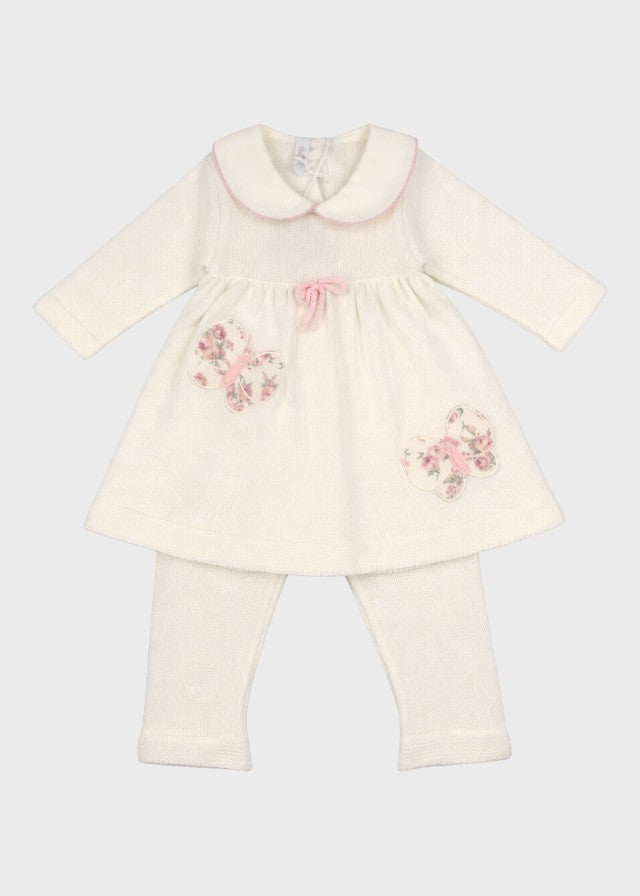 Butterflies Cream Cotton Set 456