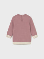 Jacquard knit dress for baby girl, Pink 2911/31