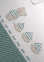 Green Bear Cotton Blanket 198-V